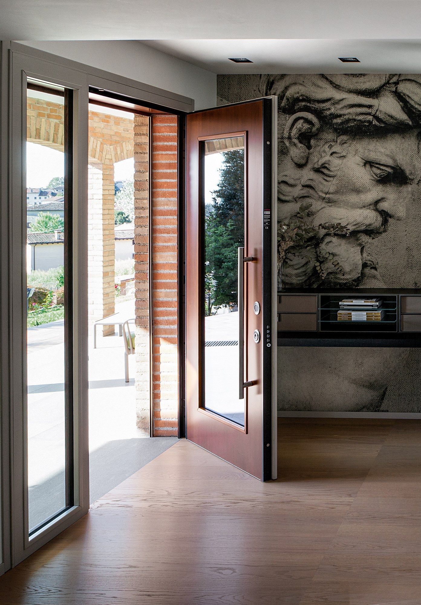 porte esterne alluminio e vetro