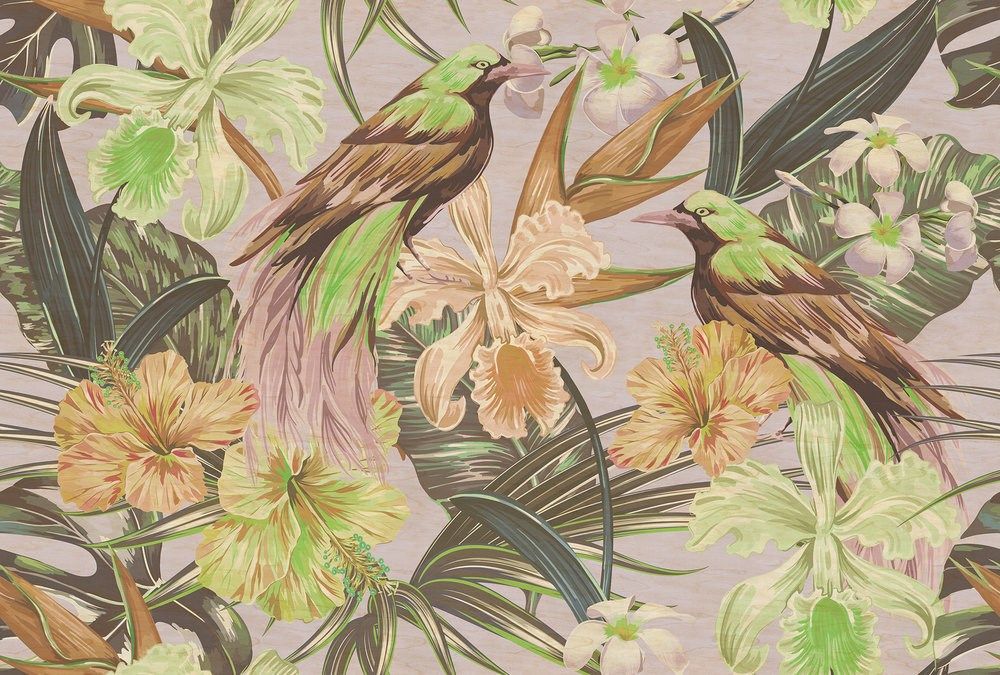 ABAKUHAUS Federe Cuscino 45x45 Cm – Set Da 2 Con Stamapa Di Fenicotteri – Stampa Digitale Front/Retro, Rosa E Verde – Morbida Microfibra