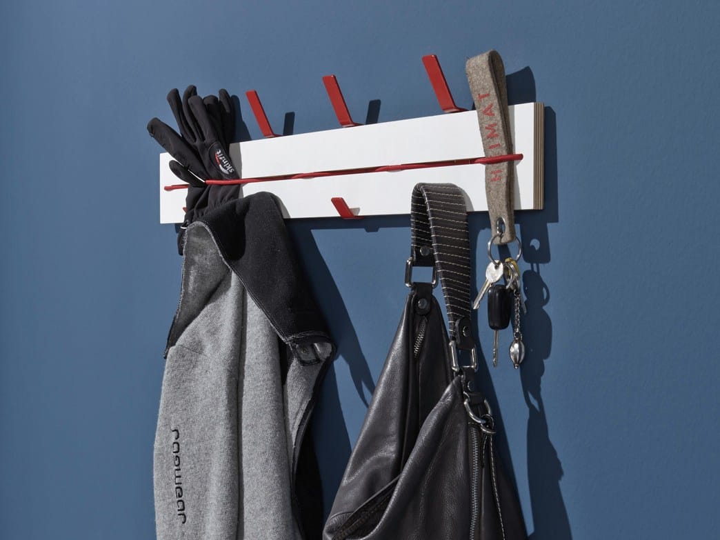 Wall-mounted multi-layer wood coat rack EXPANDER By Müller ...