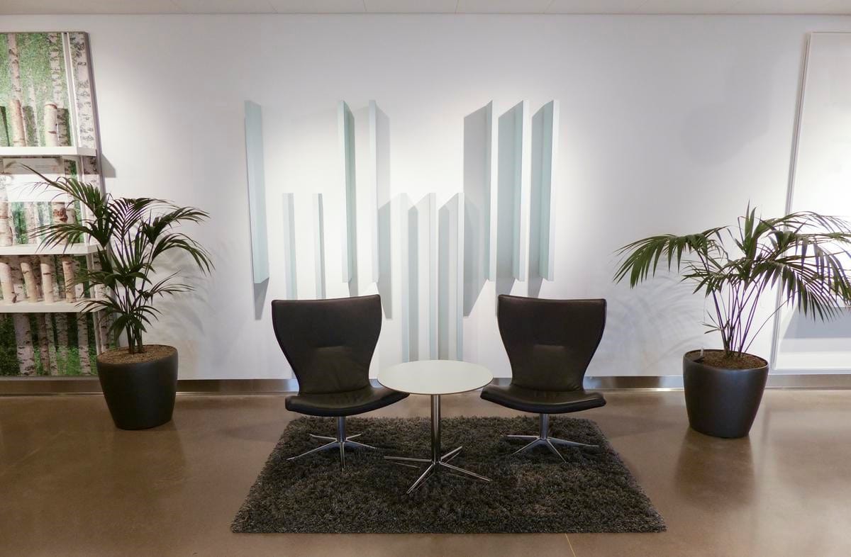 Glass wool Acoustic wall panel Ecophon Solo™ Baffle Wall Ecophon Solo