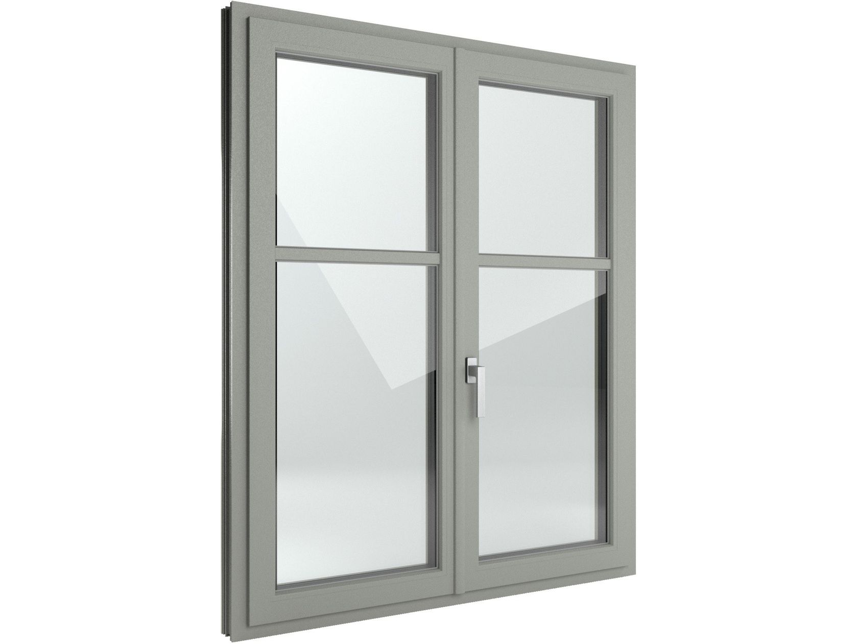 FINWindow Slimline AluminiumPVC Fenêtre à la francaise de sécurité — free download