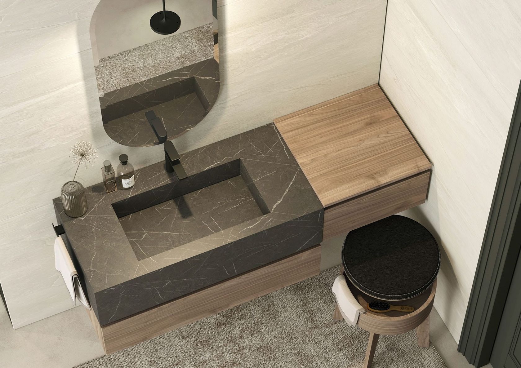 FREEDOM FL08 vanity unit By LEGNOBAGNO