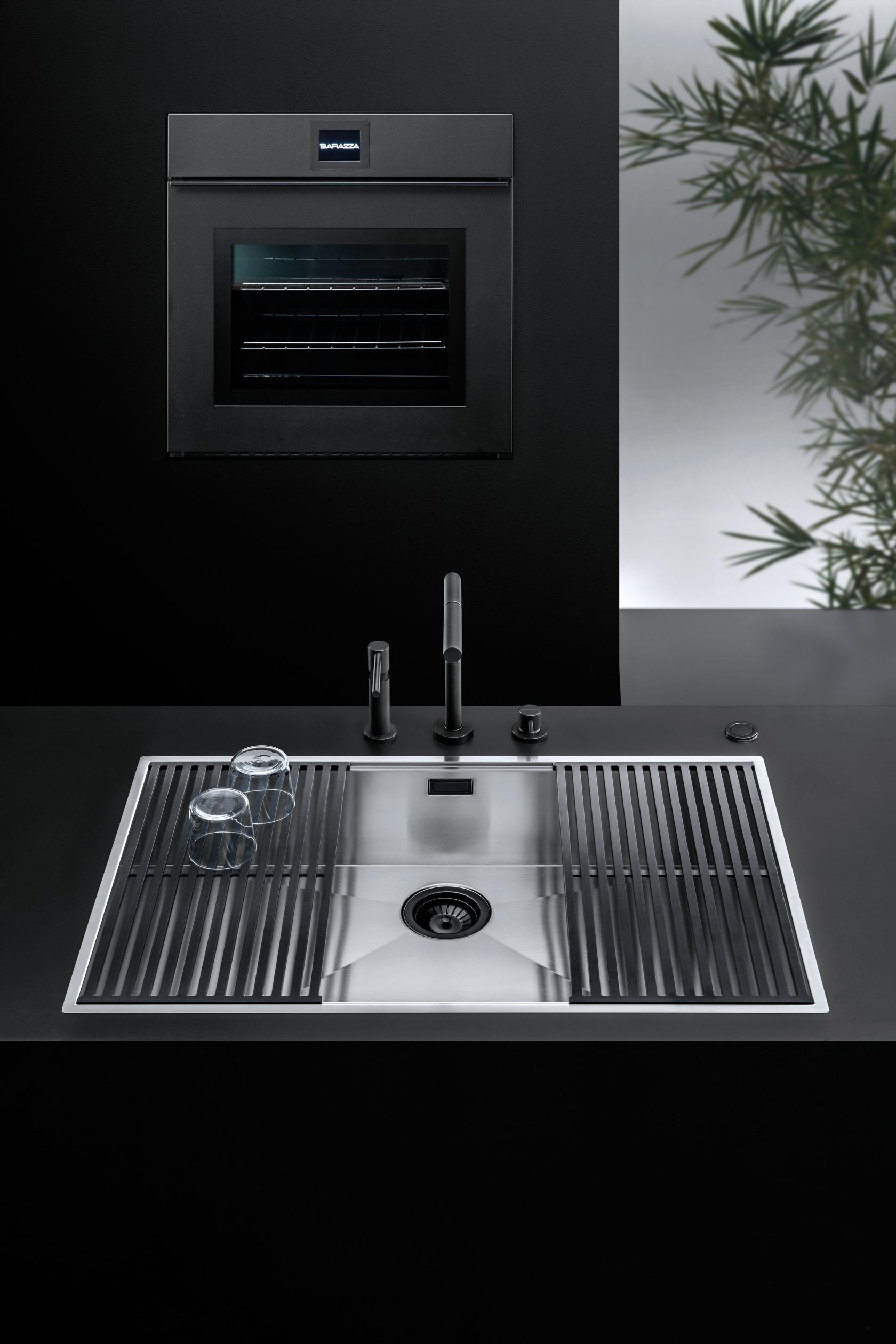 FLEXI 1QA841I Stainless steel square bowl By Barazza