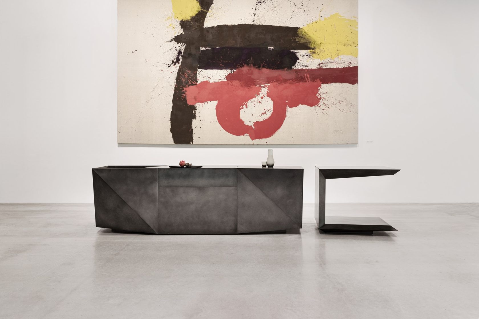 FOLD Kitchen with smart touch hightech surface By STEININGER design