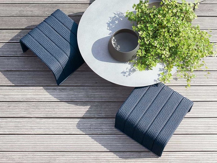 FRAME Sgabello By paola lenti design Francesco Rota