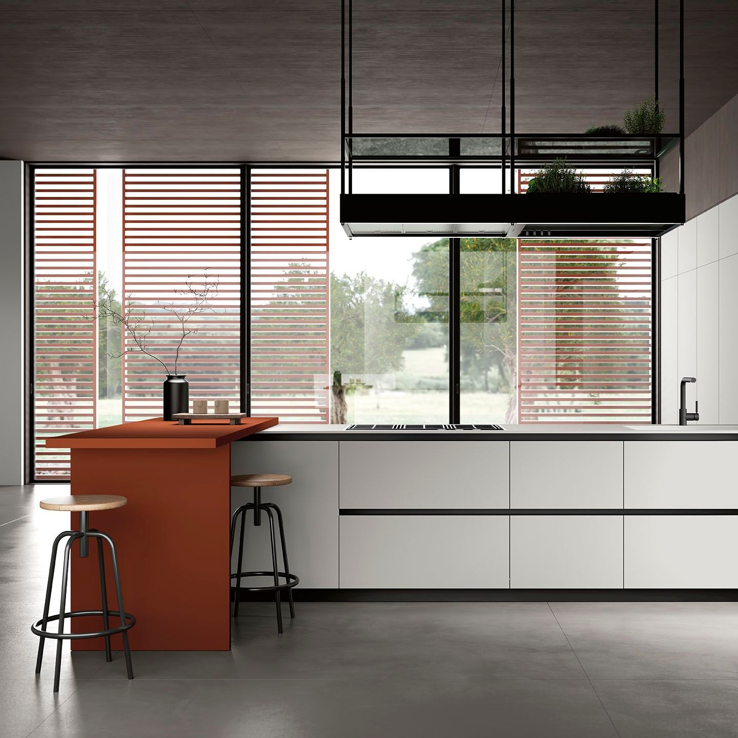ORIGINA - L-PROFILE DOOR Kitchen By Febal Casa