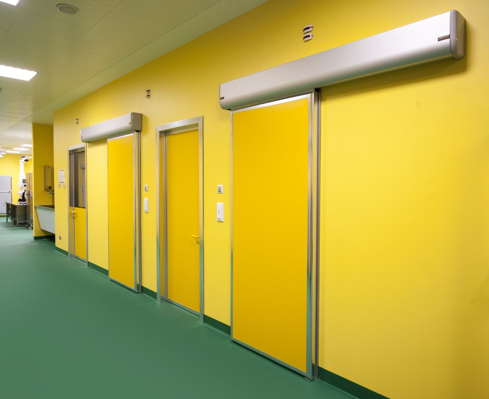 Sliding Automatic entry door GEZE HYGIENIC DOOR By GEZE