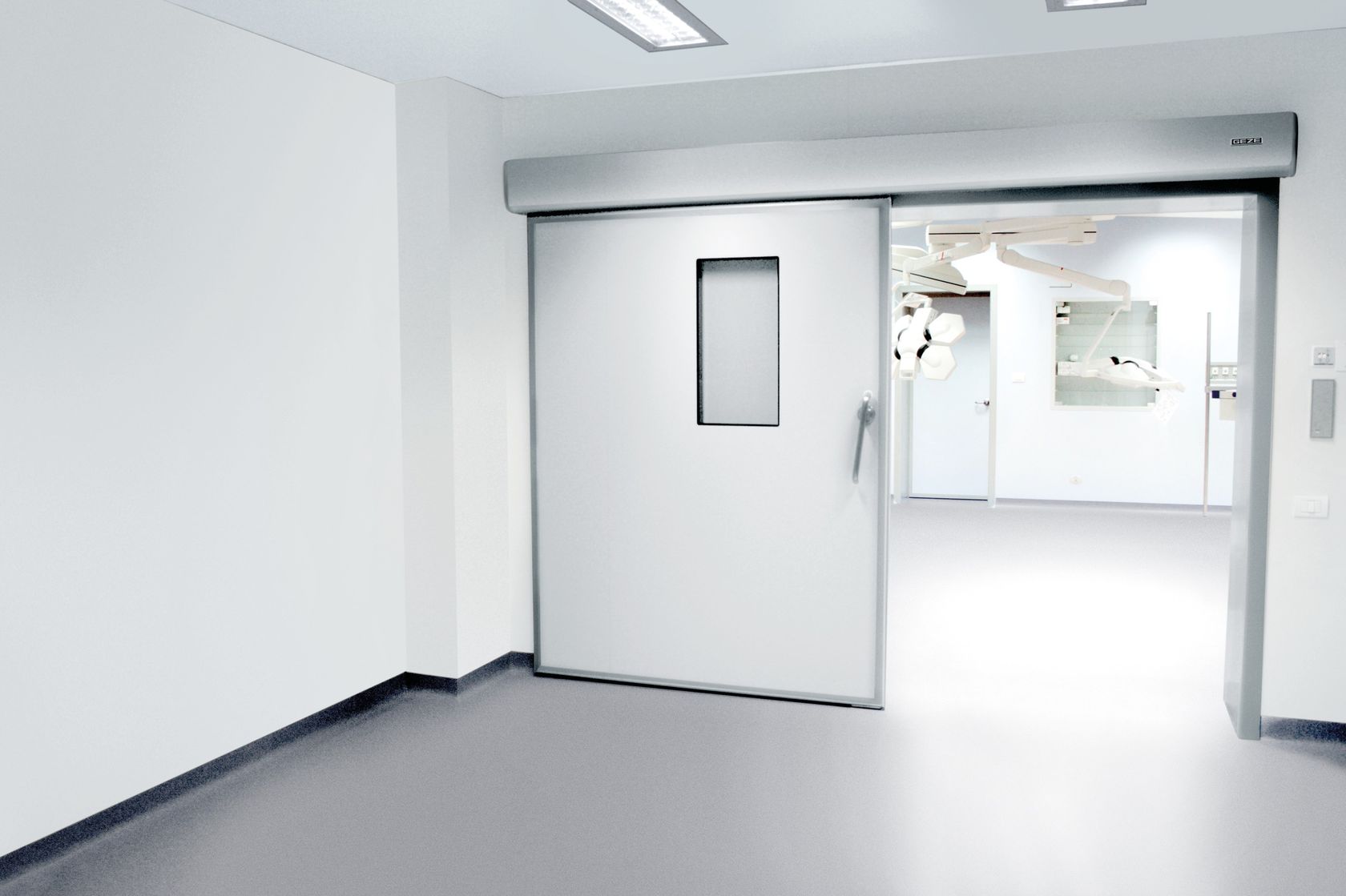 Sliding Automatic entry door GEZE HYGIENIC DOOR By GEZE