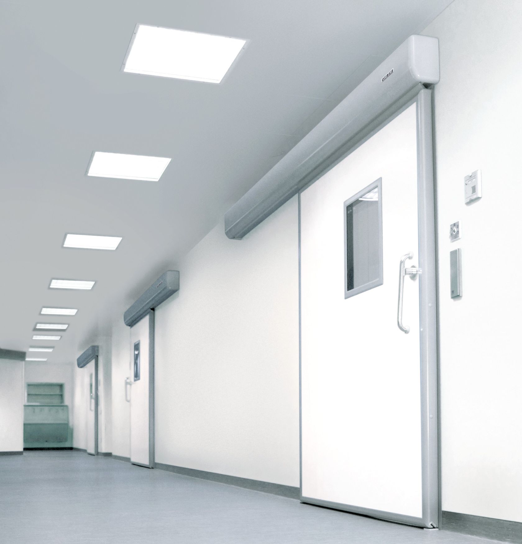 Sliding Automatic entry door GEZE HYGIENIC DOOR By GEZE