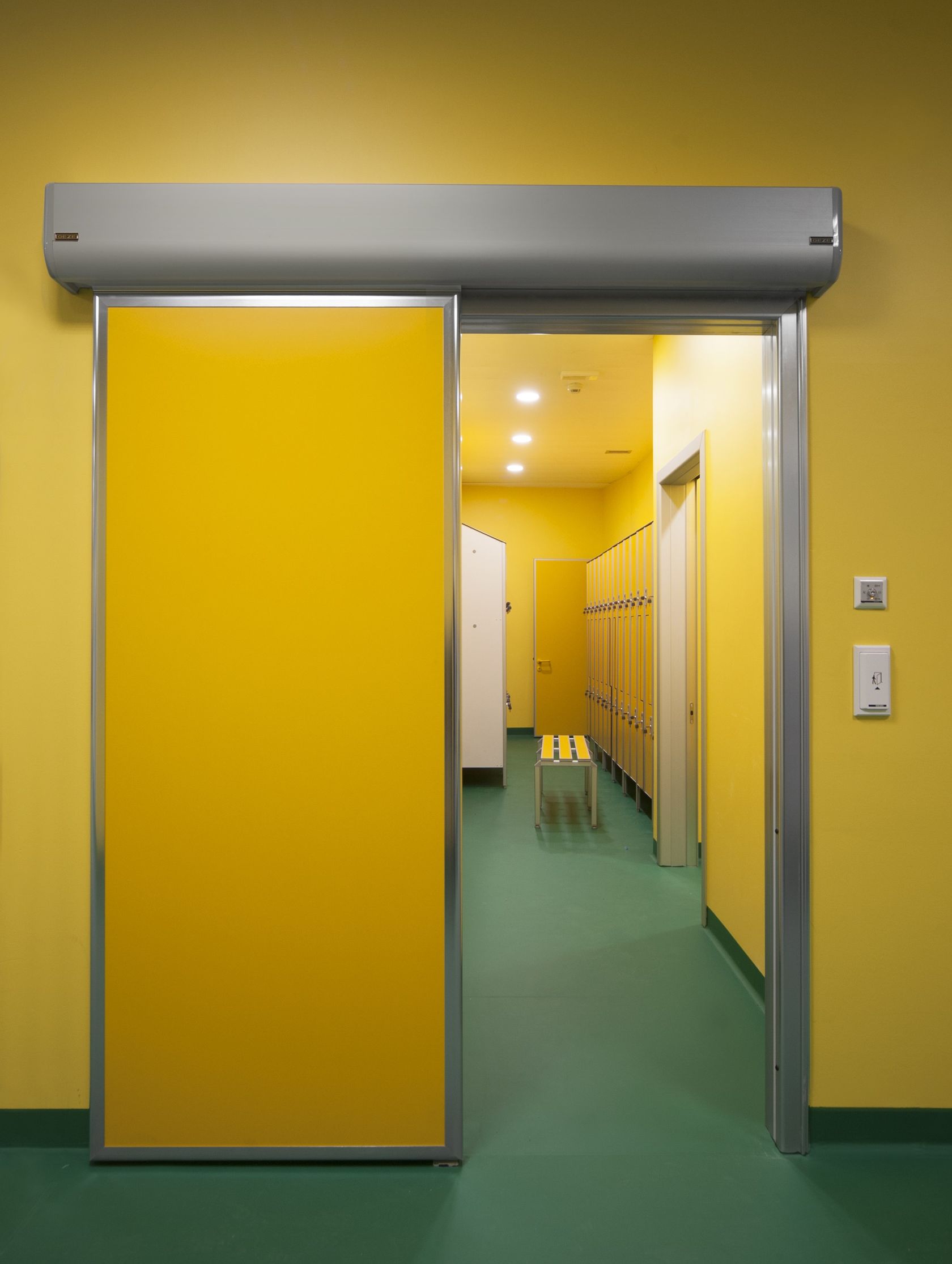 Sliding Automatic entry door GEZE HYGIENIC DOOR By GEZE