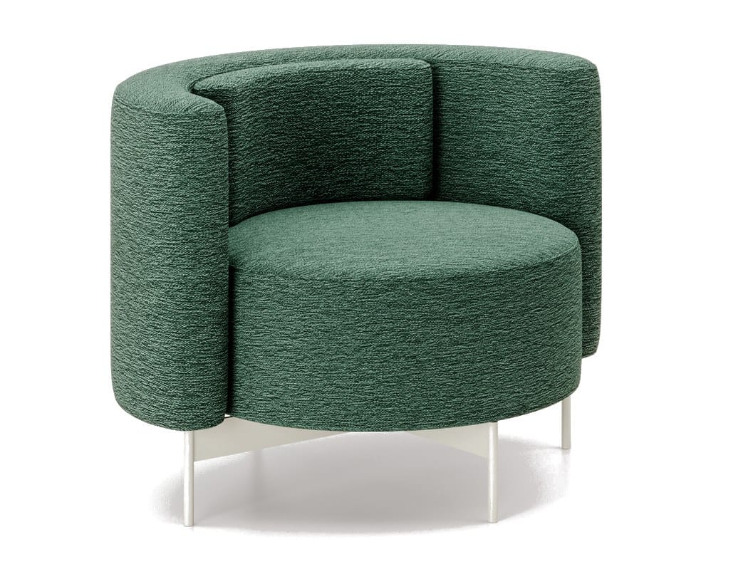 GHANTA Fabric easy chair By Ronda Design design Gino Carollo