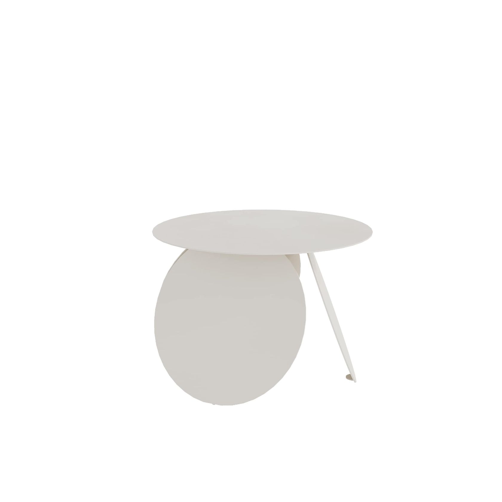 Low round aluminium coffee table GIROTONDO By FORMAE design Alberto