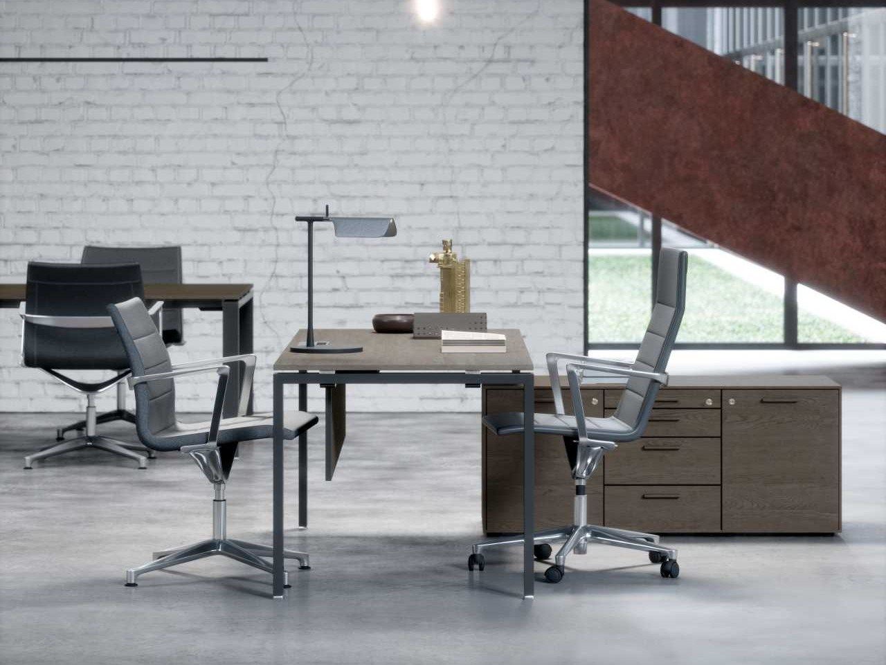 GLIDER Mesa de escritório executiva By Bralco design Gianantonio