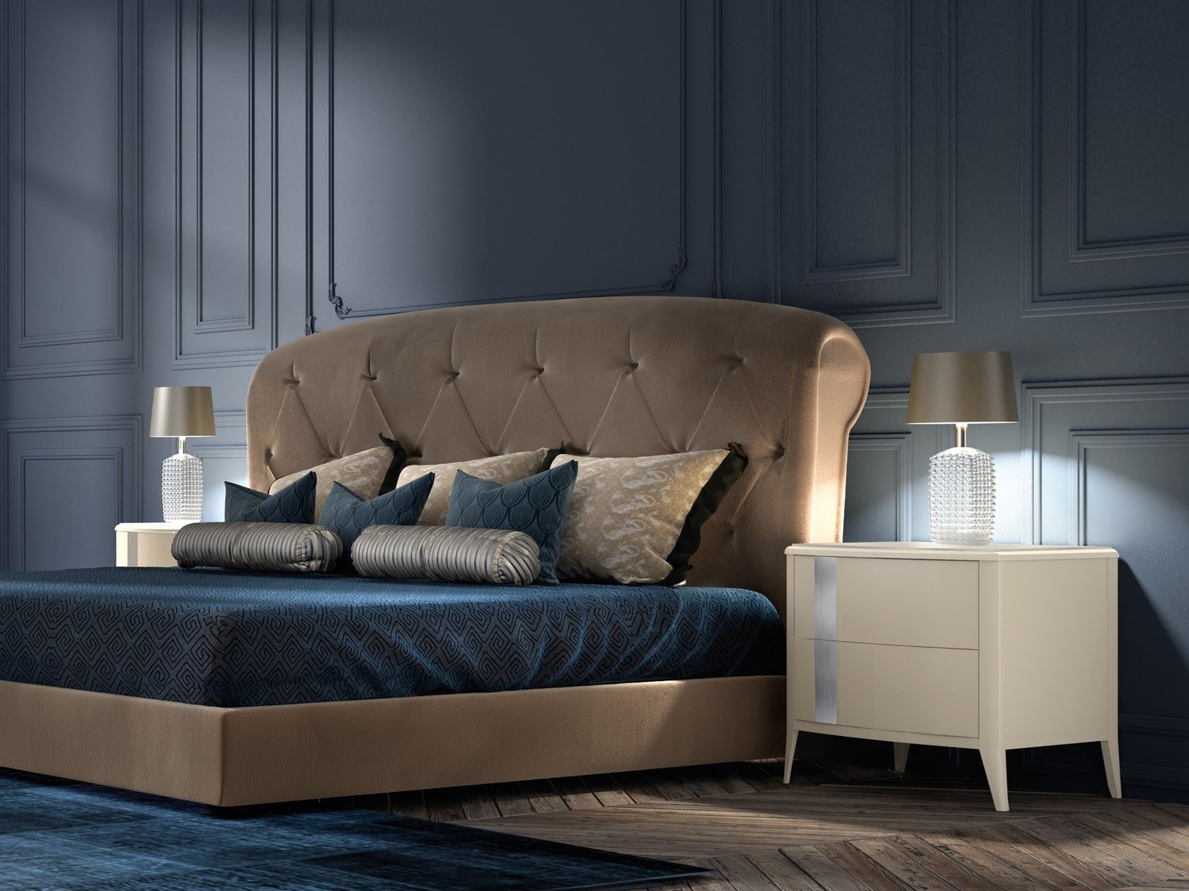 GOLD Bedside table By CASA +39