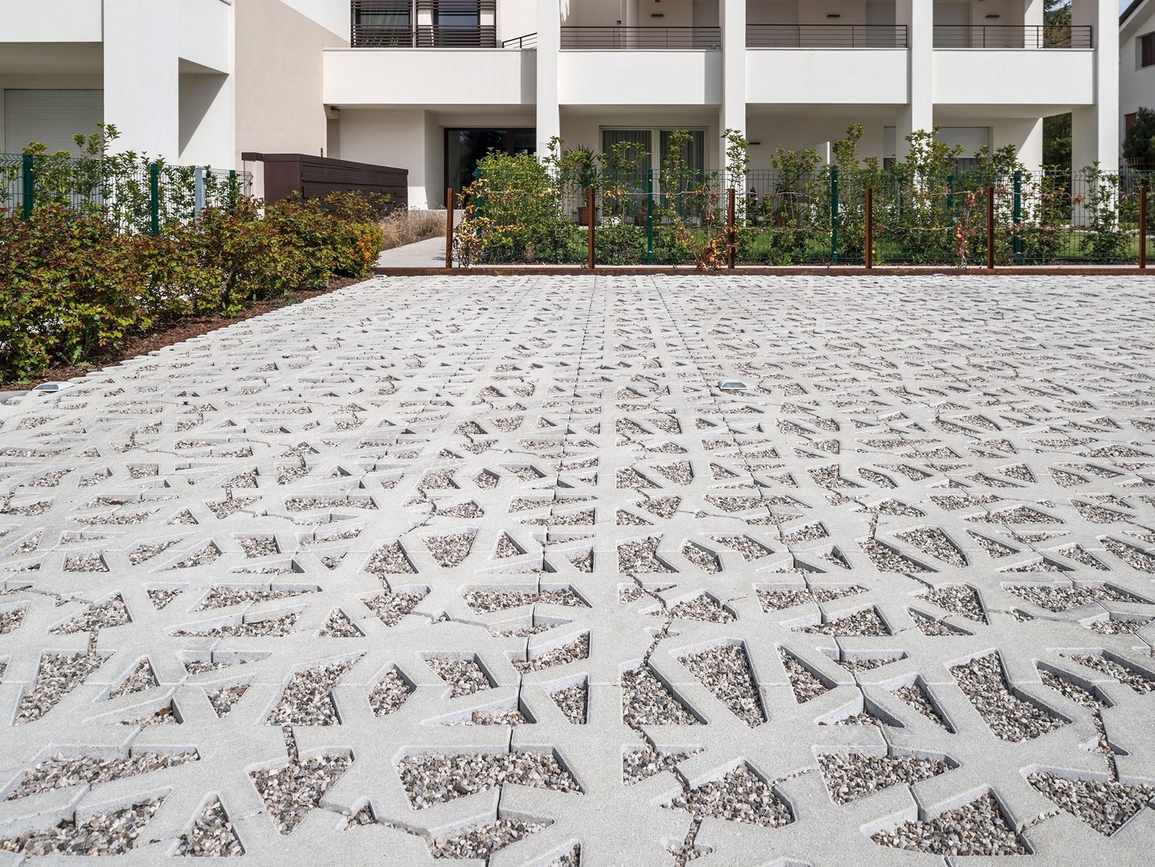 GREEN CARPET NEST Vehicular concrete outdoor floor tiles By FAVARO1