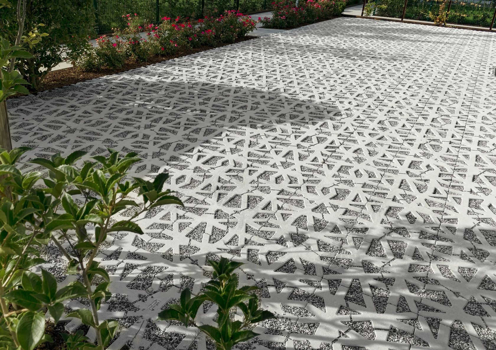 GREEN CARPET NEST Vehicular concrete outdoor floor tiles By FAVARO1