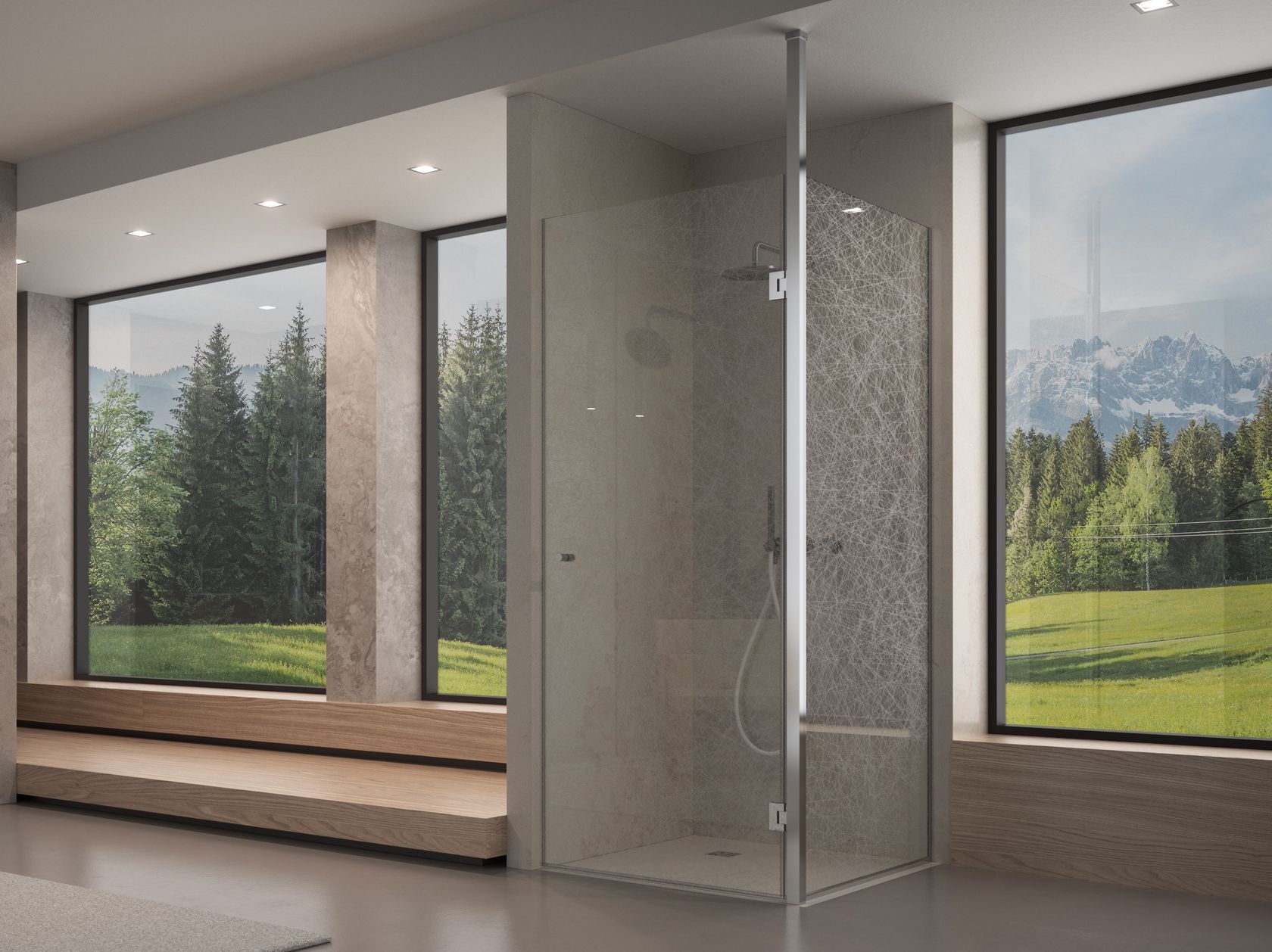 Glass shower cabins By Saint Gobain Glass