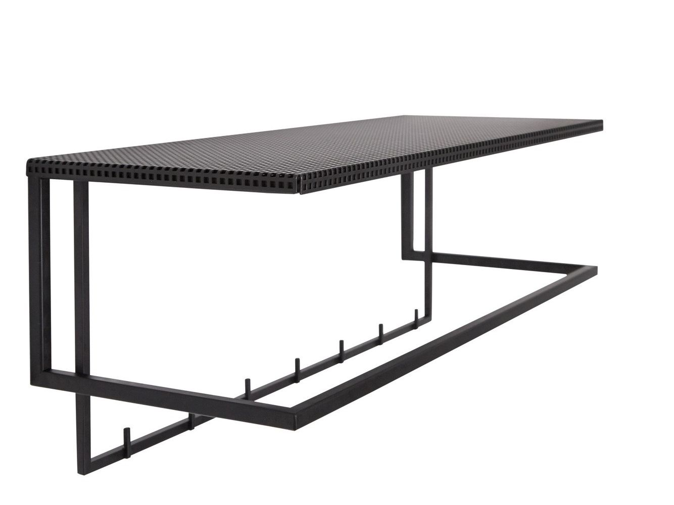 GRID Wallmounted steel coat rack By Kristina Dam Studio