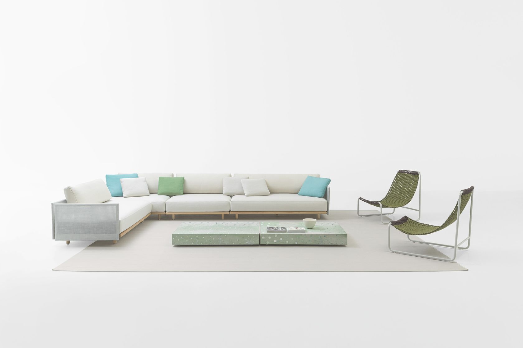 HARBOUR Sectional sofa By Paola Lenti design Francesco Rota