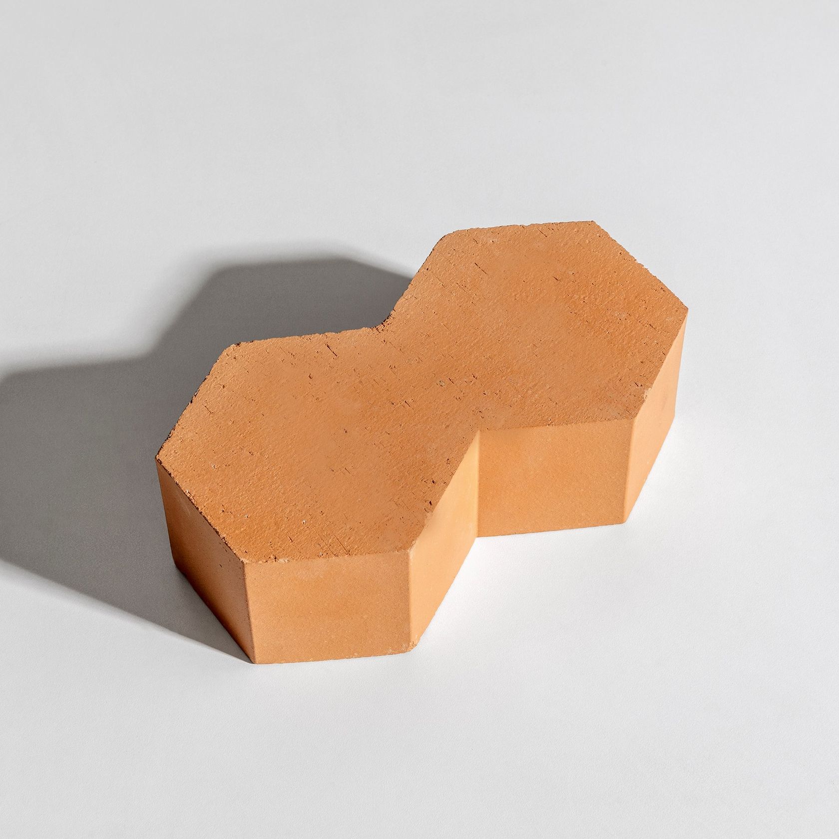 Terracotta element for partition walls HIVES By Mutina design