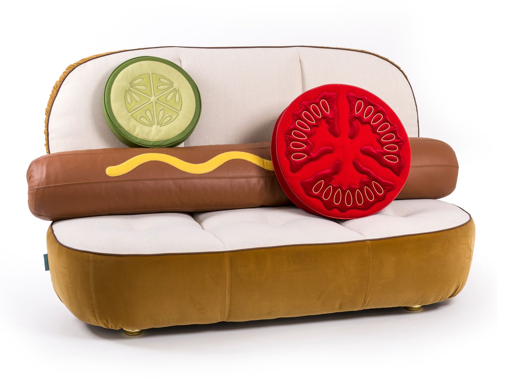 HOT DOG SOFA - Canapé 2 places en tissu - Vue supplémentaire 1