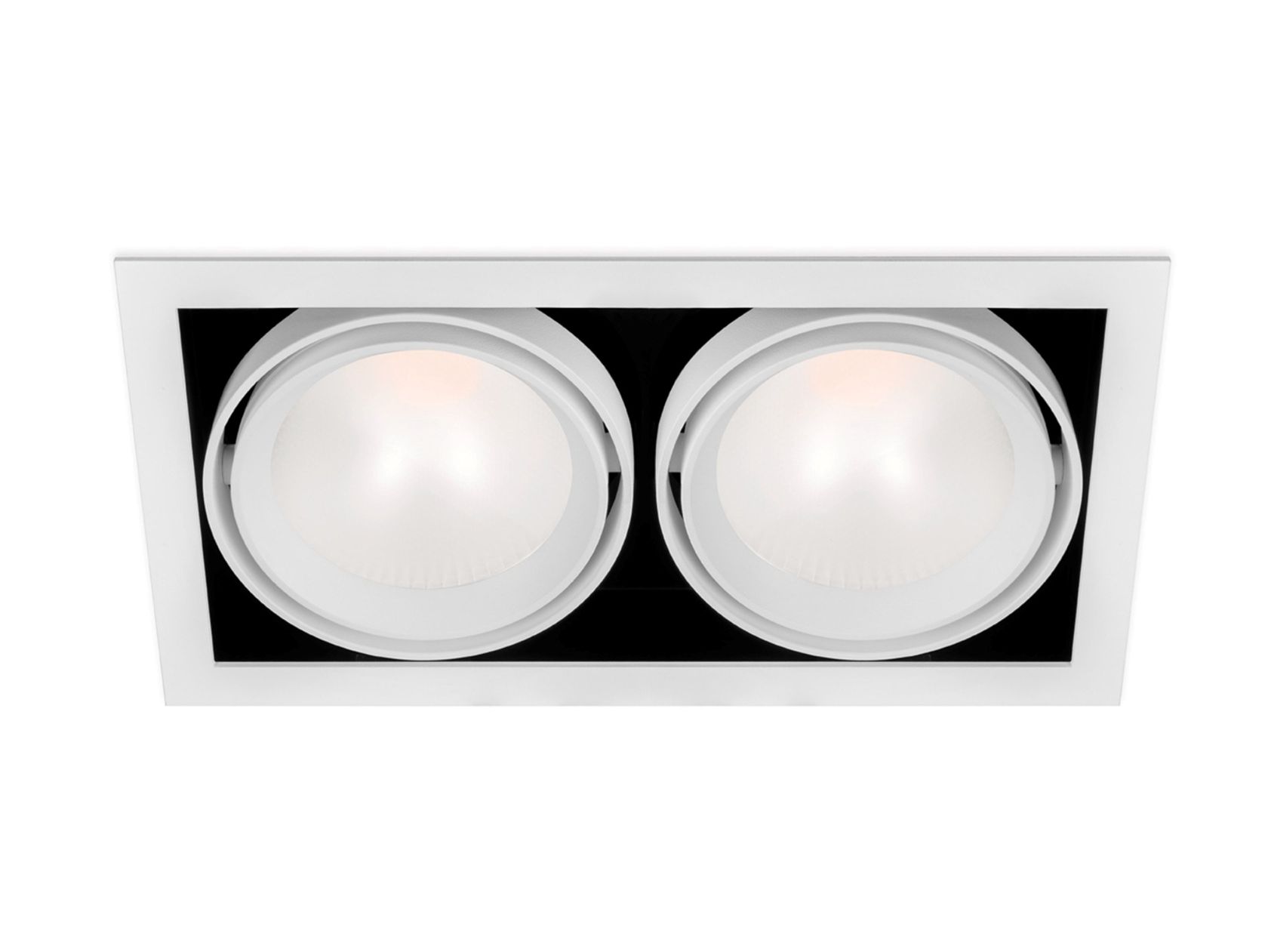 HUBBLE DOUBLE LED multiple rectangular spotlight By Arkoslight | design ...
