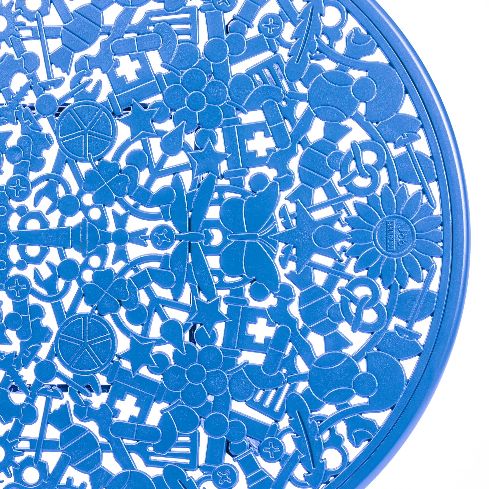 INDUSTRY Oval aluminium garden table By Seletti design Studio Job