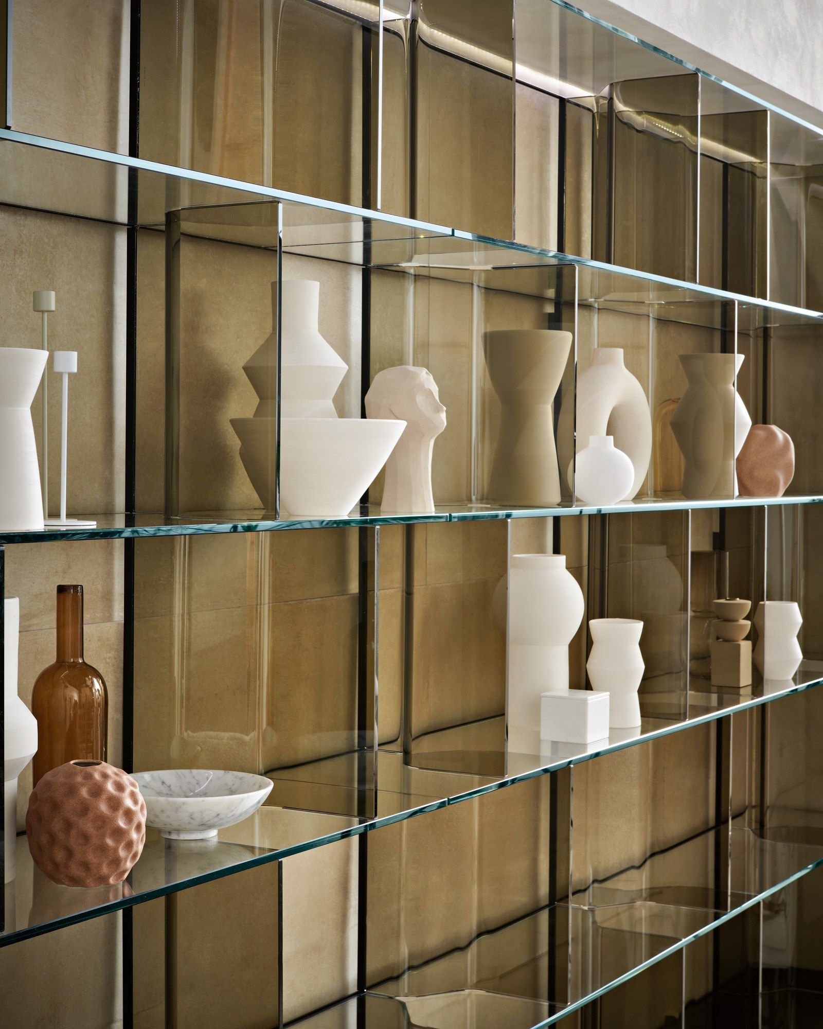 INORI Bookcase By Fiam Italia | design Setsu & Shinobu Ito
