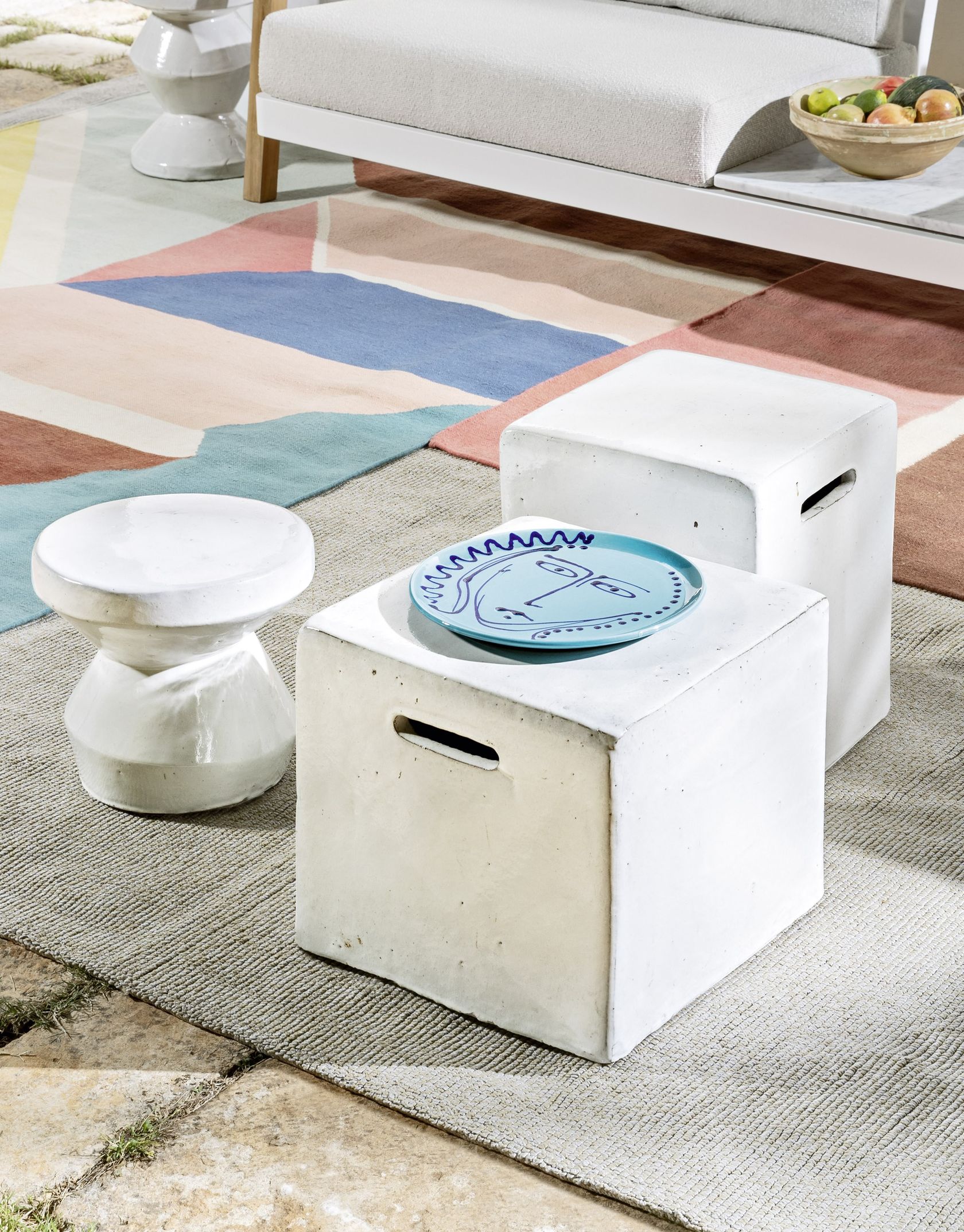 INOUT 41/42/43 Cement stool / coffee table By Gervasoni