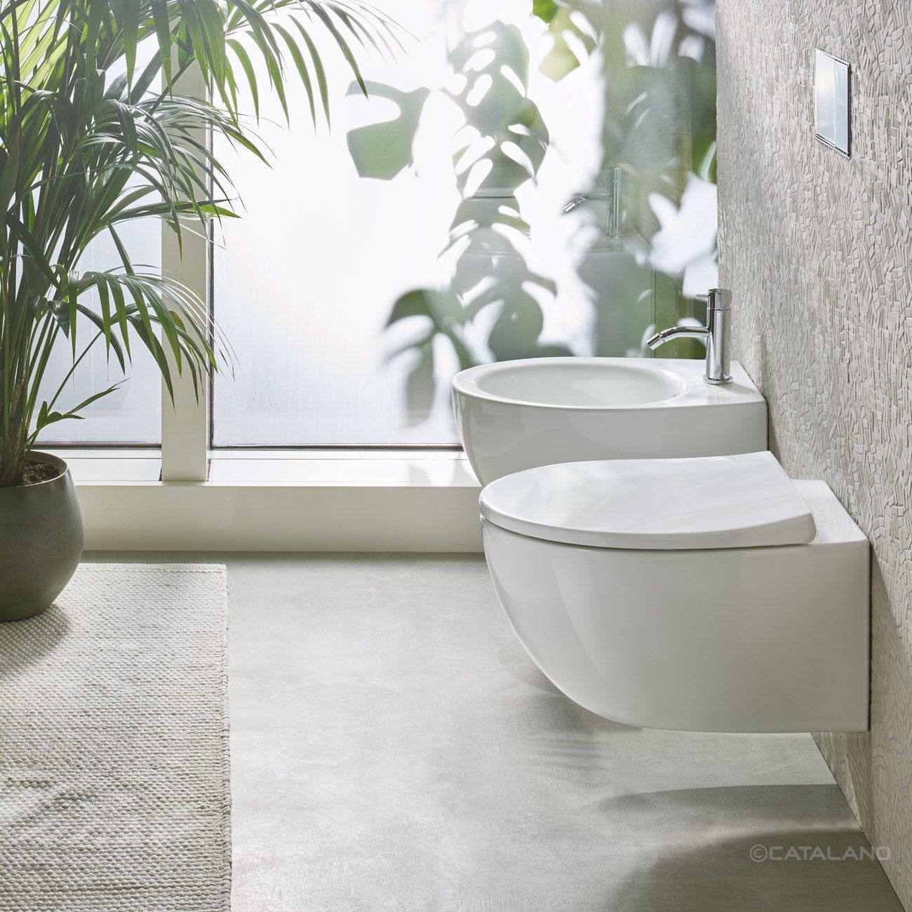 ITALY Wallhung ceramic toilet By CERAMICA CATALANO