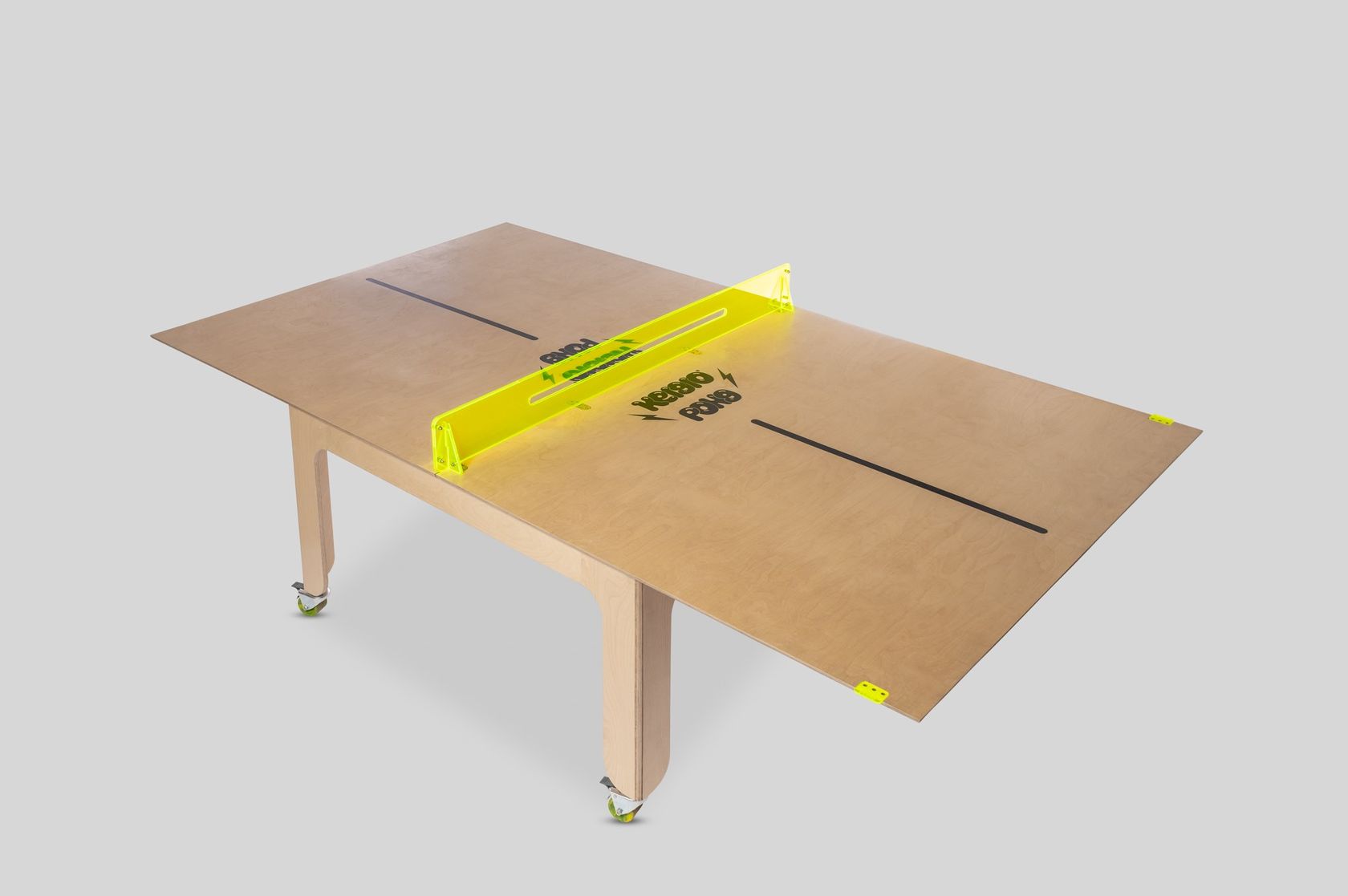 Extending rectangular multilayer wood Ping pong table KEIGIO®️ PONG By KEIGIO® design Giovanni