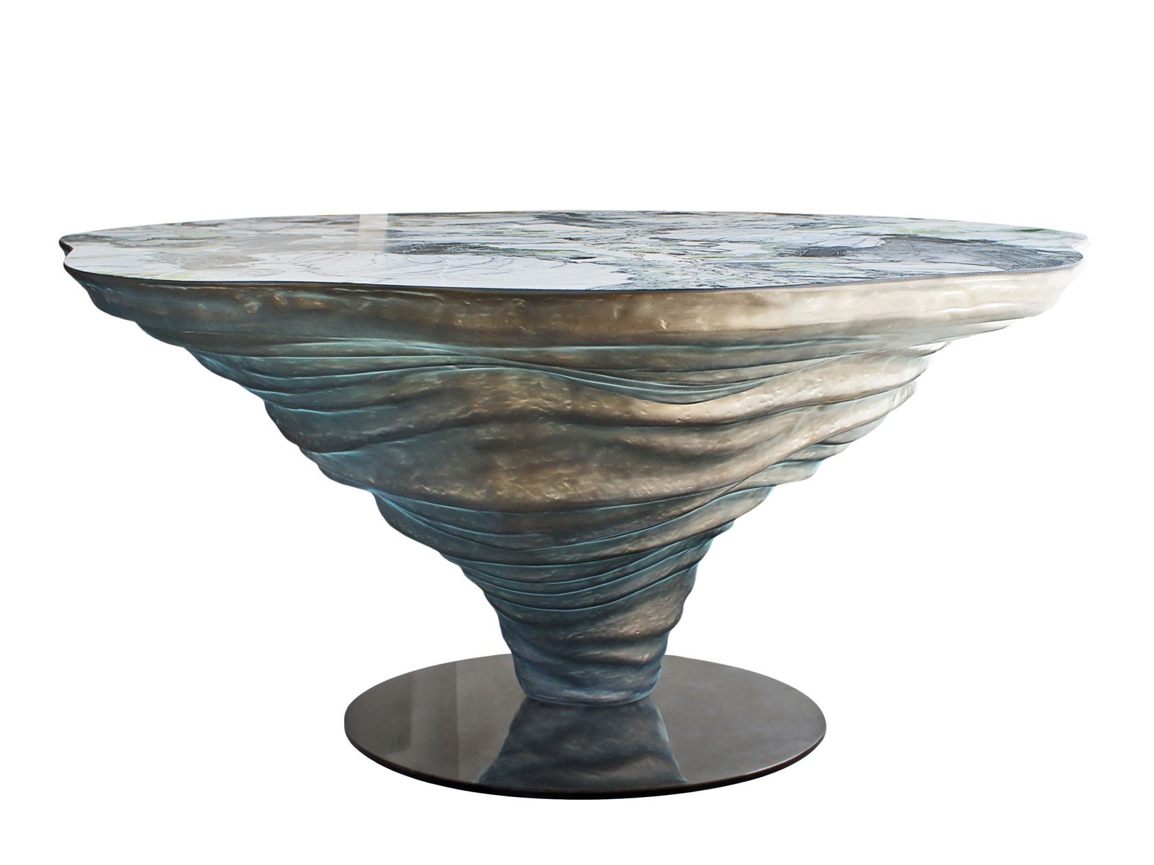 Round marble table KENYA K1380 By KARPA