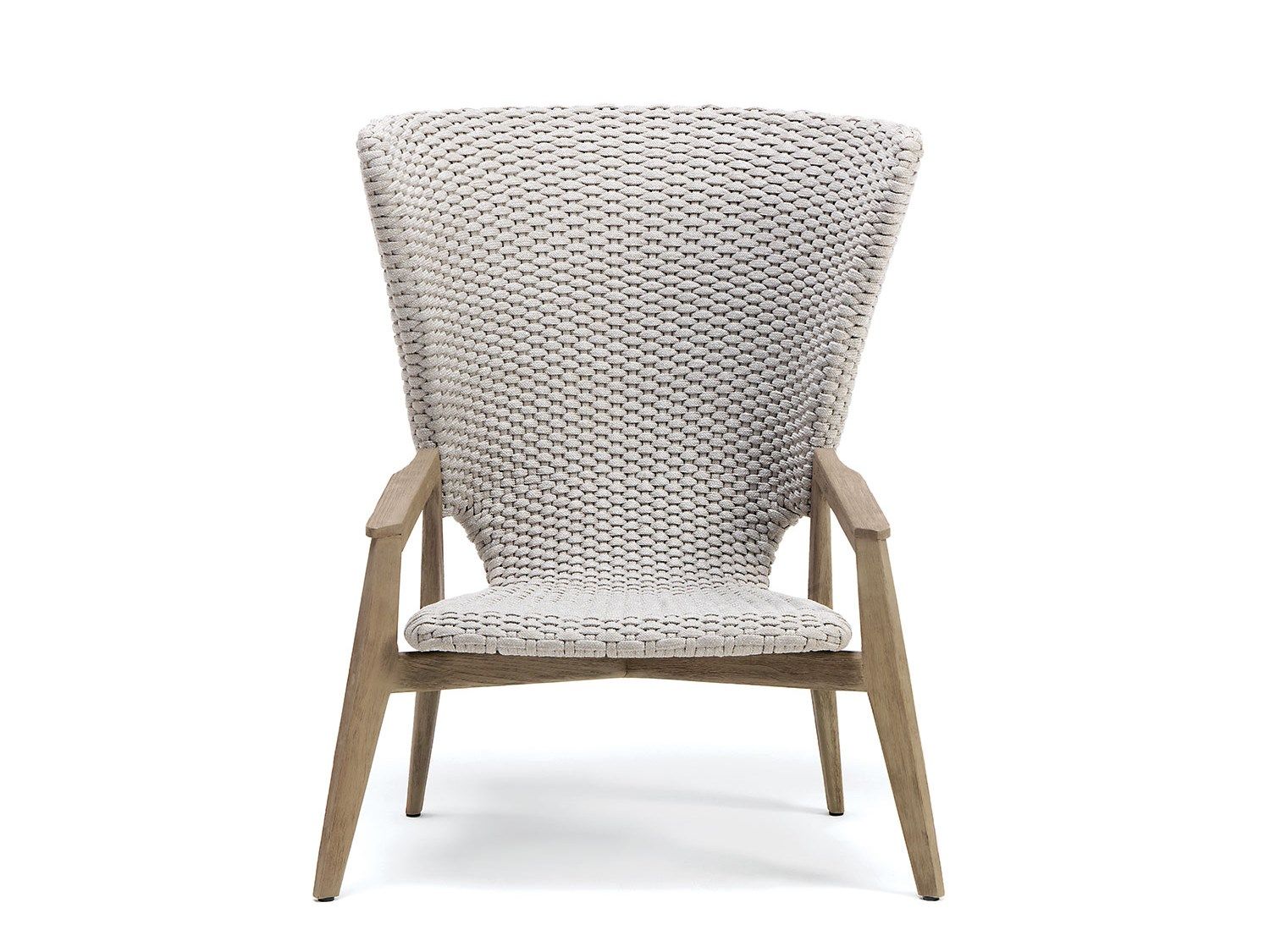 KNIT Highback garden armchair Knit Collection By Ethimo design