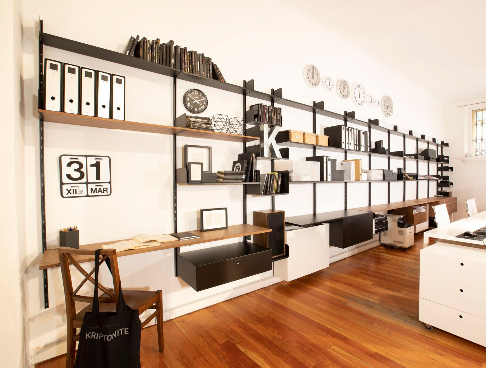 K1 STUDIO Modular aluminium office shelving By KRIPTONITE