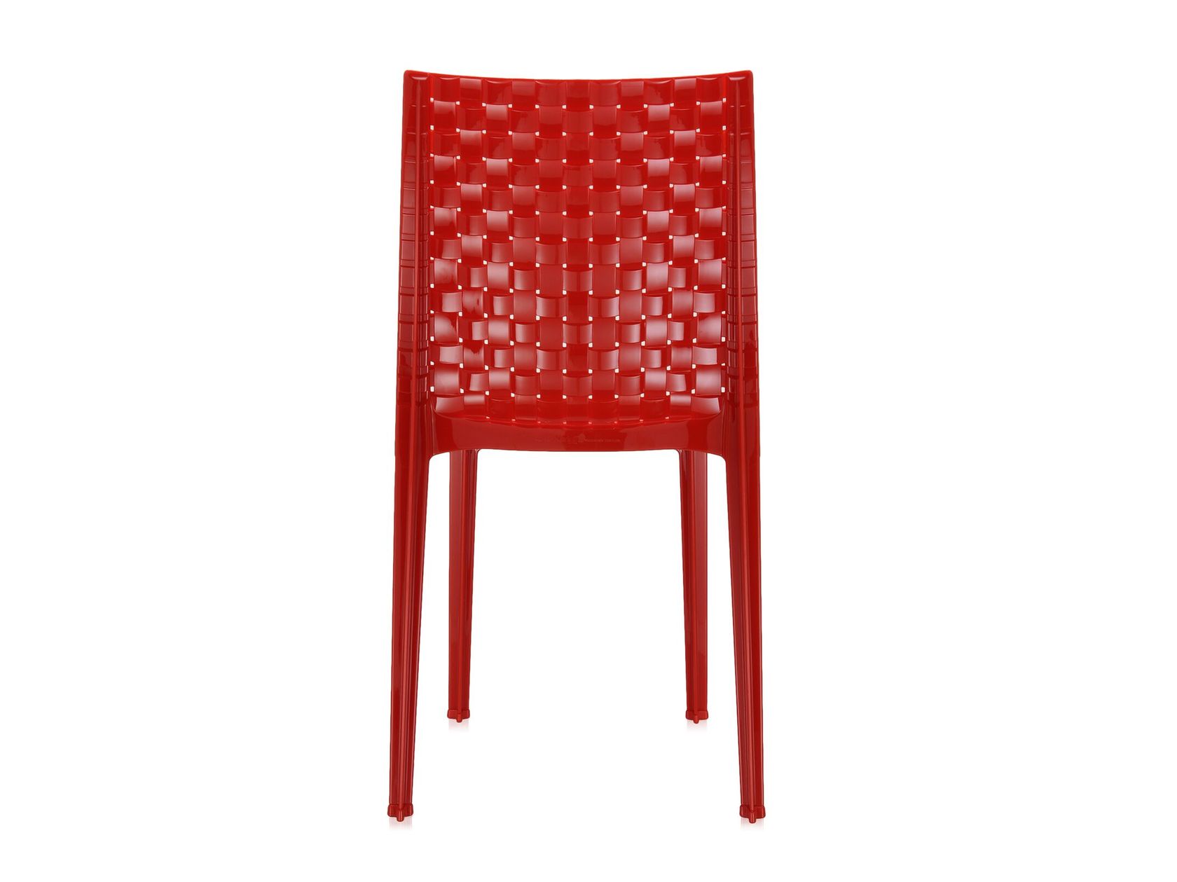 Kartell Victoria Ghost, Set da 2 Sedie, Impilabile, Cristallo