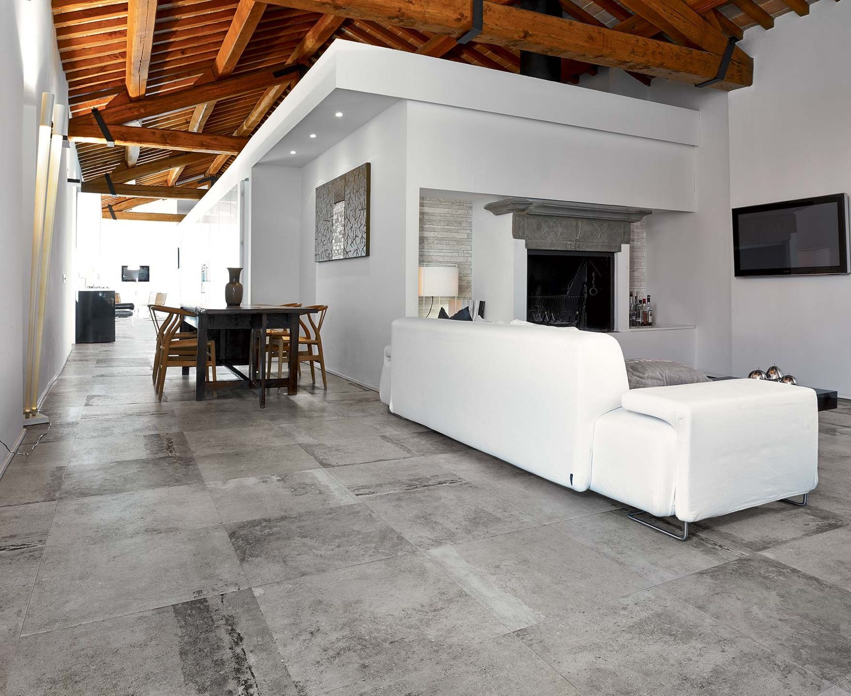 Porcelain stoneware wall/floor tiles LA ROCHE DI REX By Rex
