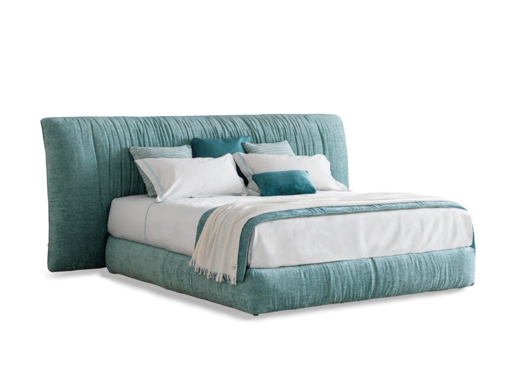 LAYLA Double bed with removable cover By Flou