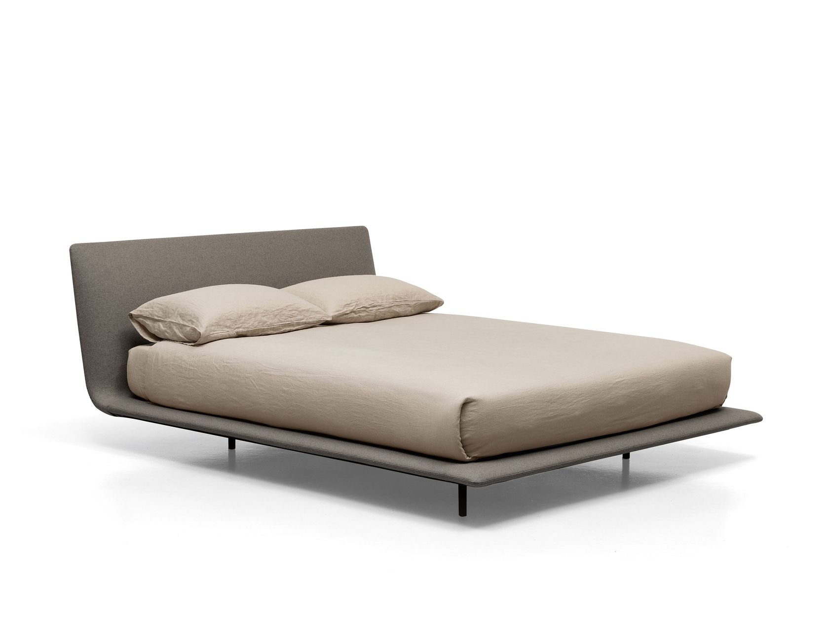 Upholstered bed with integrated lighting LEGRI By MD House design ...