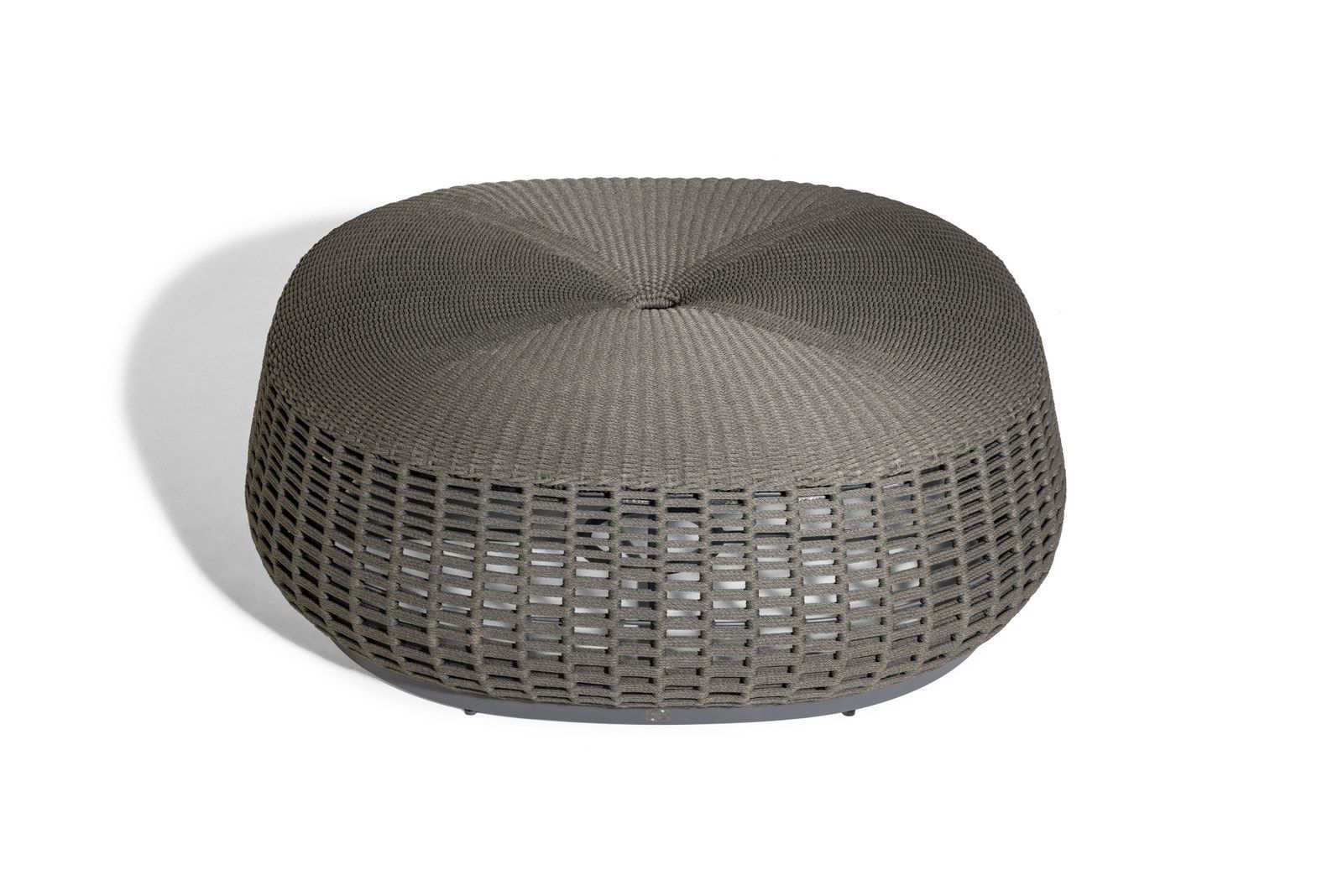 LEPLÌ OUTDOOR Garden pouf By Poltrona Frau design Kensaku Oshiro