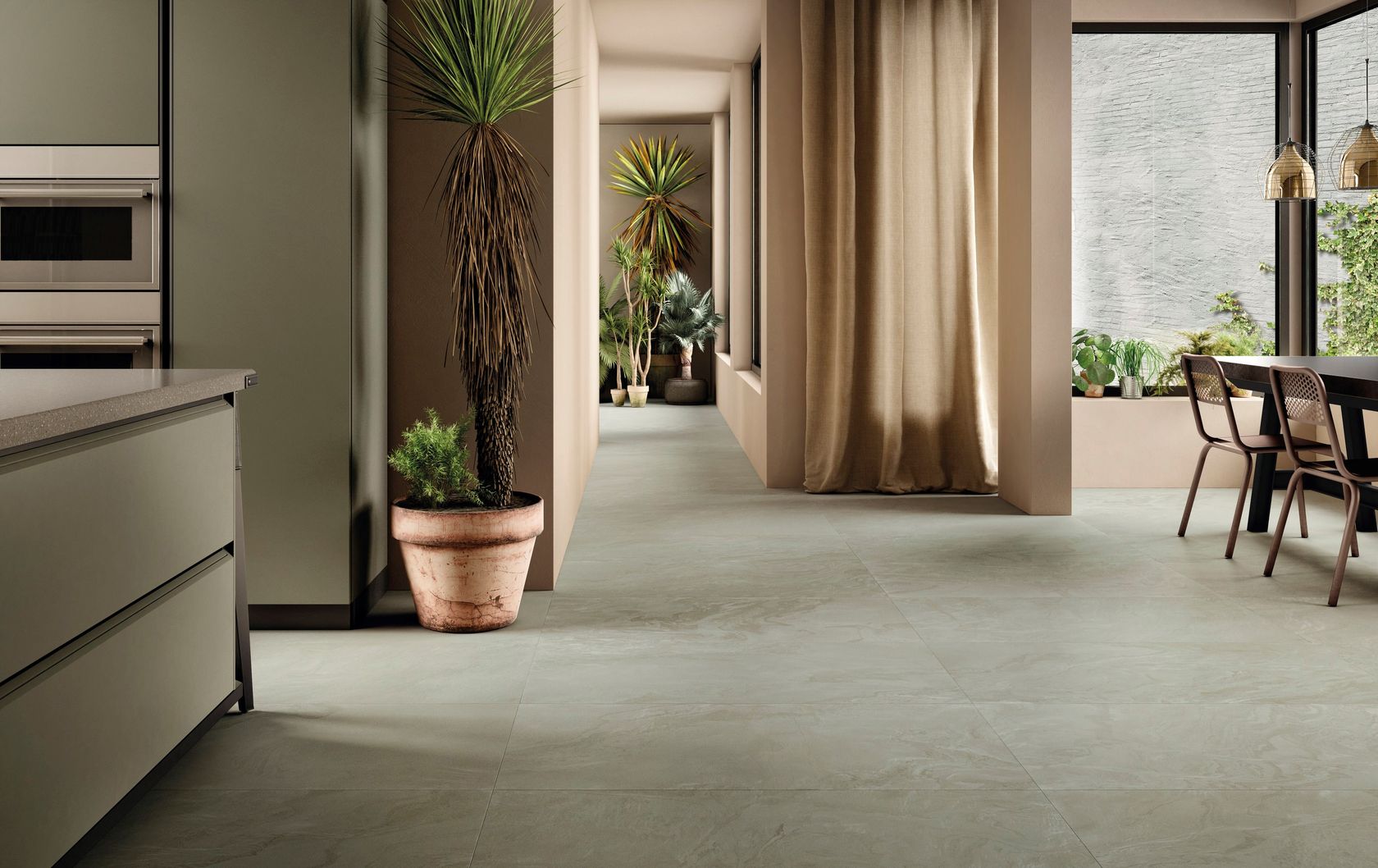 Porcelain stoneware flooring LIQUID STONE By Iris Ceramica