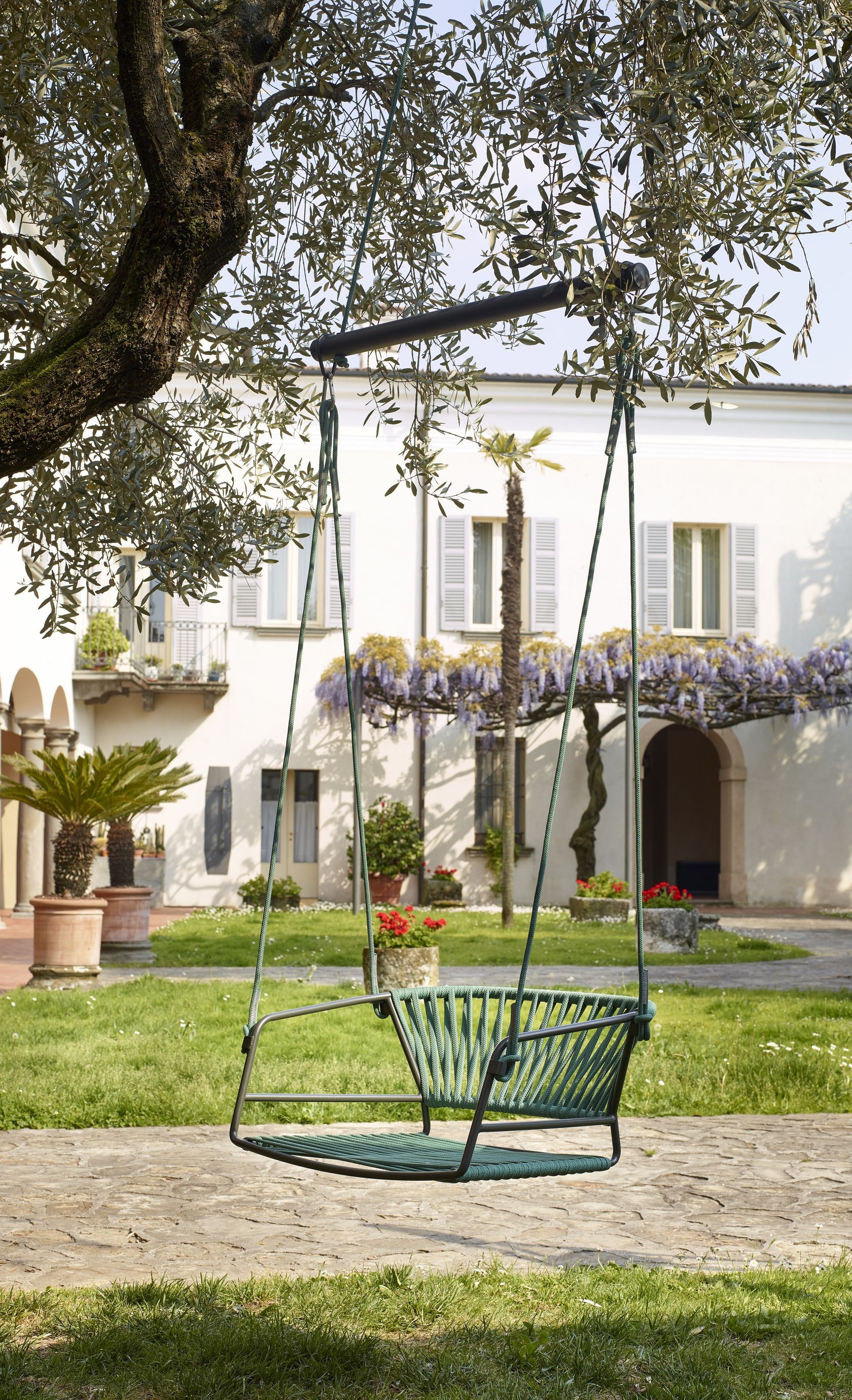 LISA SWING Fauteuil suspendu de jardin 1 place en corde nautique By ...