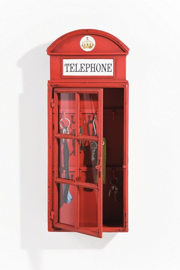 Metal key cabinet LONDON TELEPHONE By KARE-DESIGN