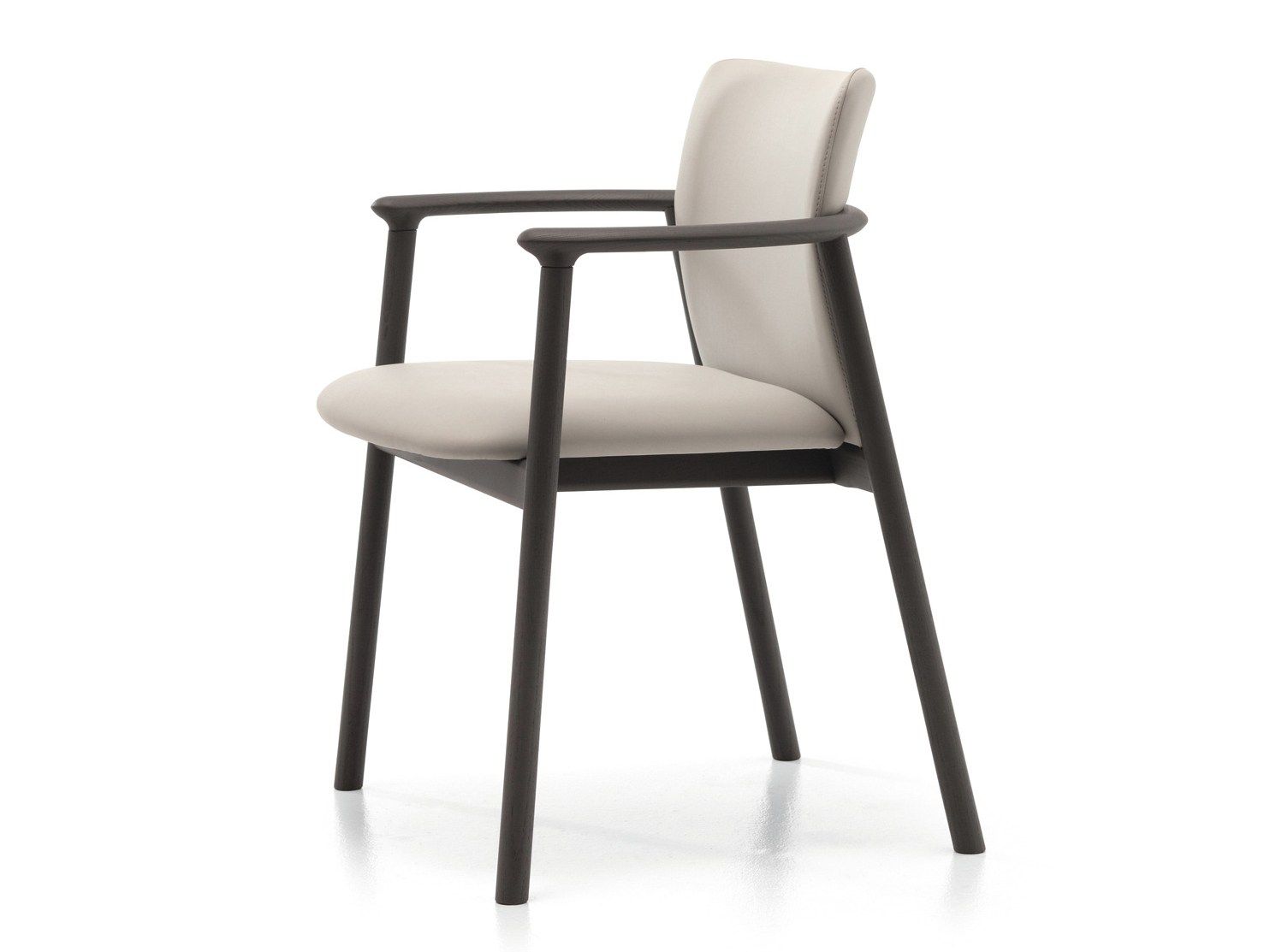 LORD 02 Upholstered chair with armrests By Very Wood | design LucidiPevere