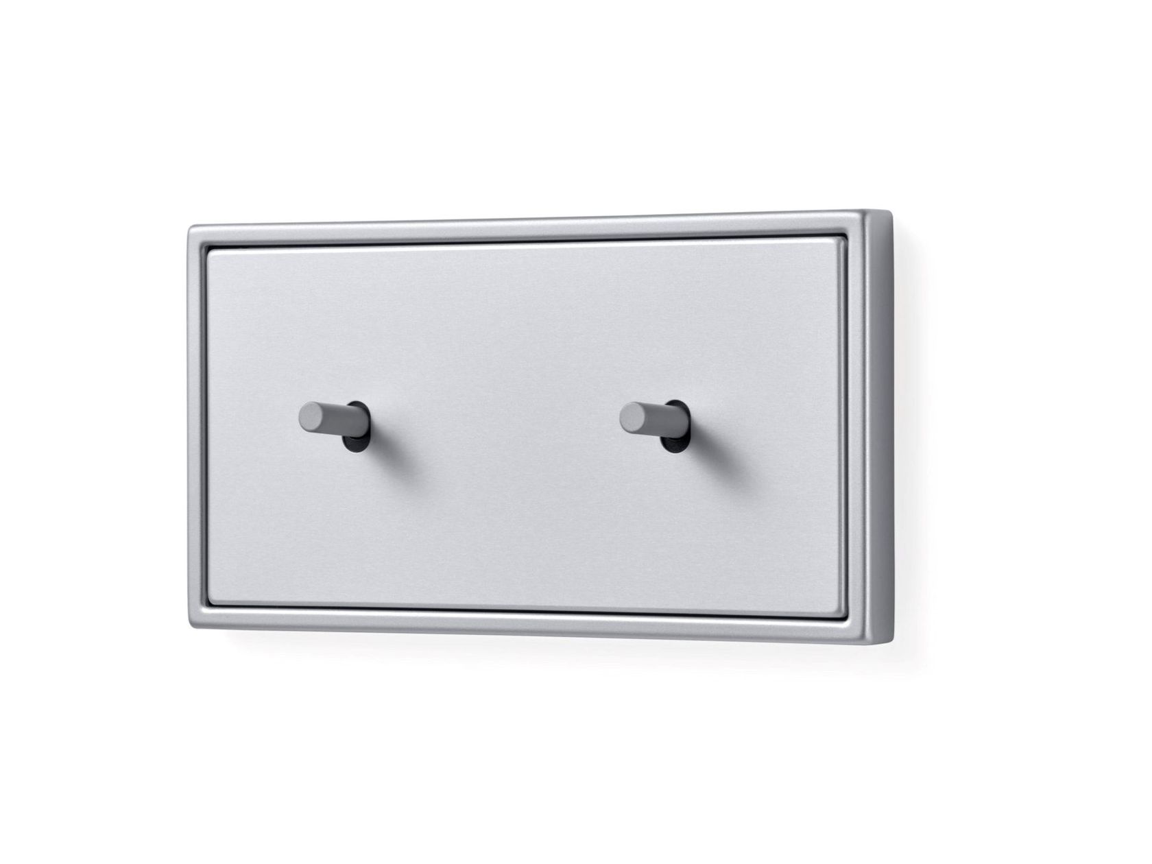 LS 1912 2X | Aluminium electrical switch 2x aluminium electrical socket ...
