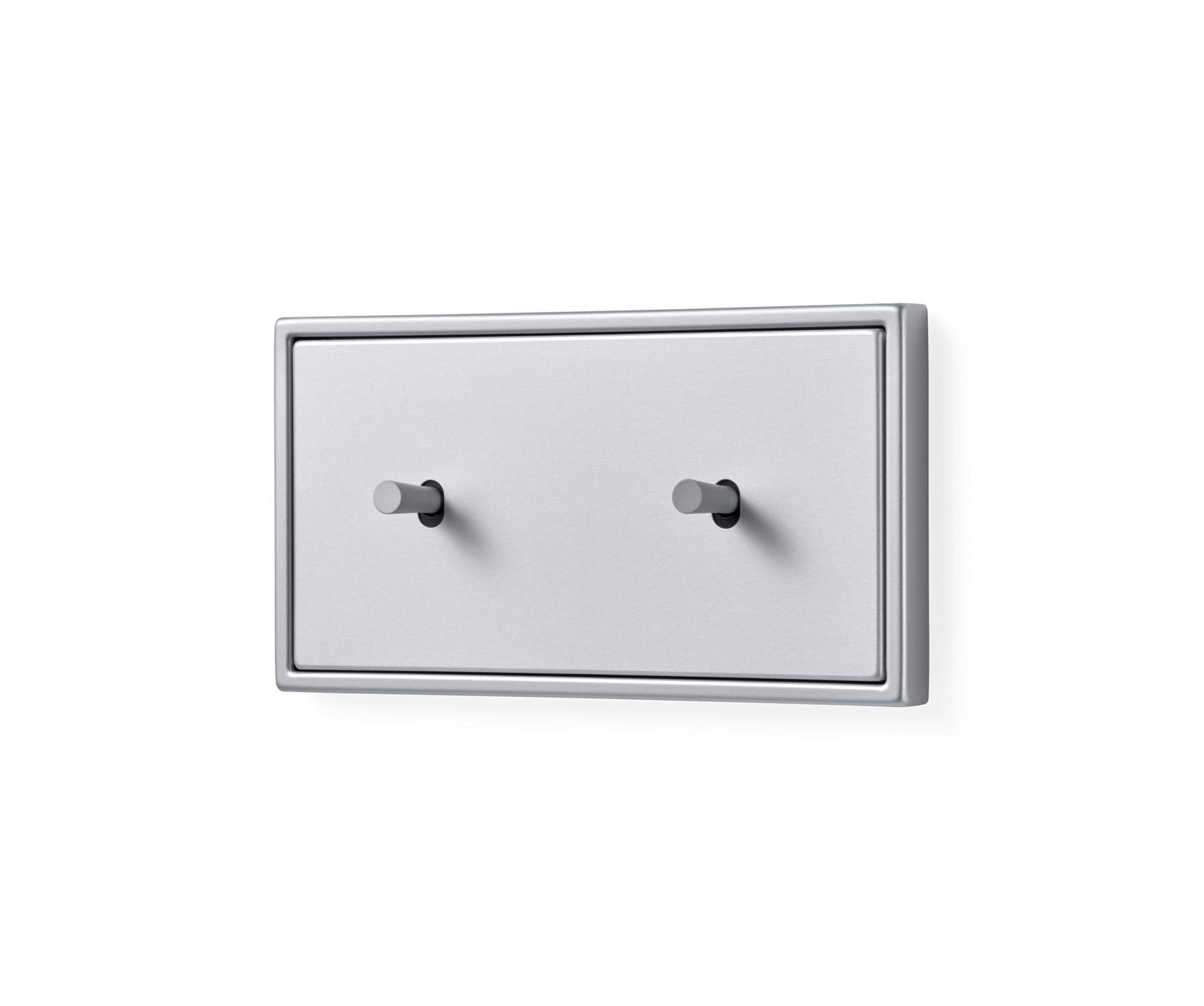 LS 1912 2X | Aluminium electrical switch 2x aluminium electrical socket ...