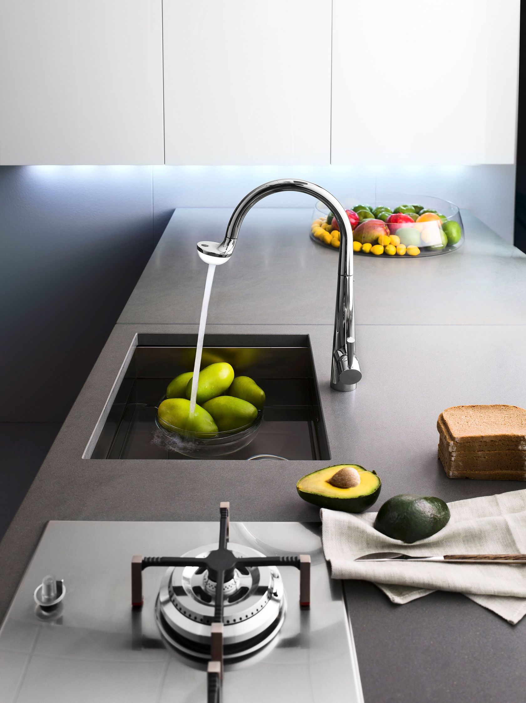 LUCE Kitchen mixer tap By Nobili