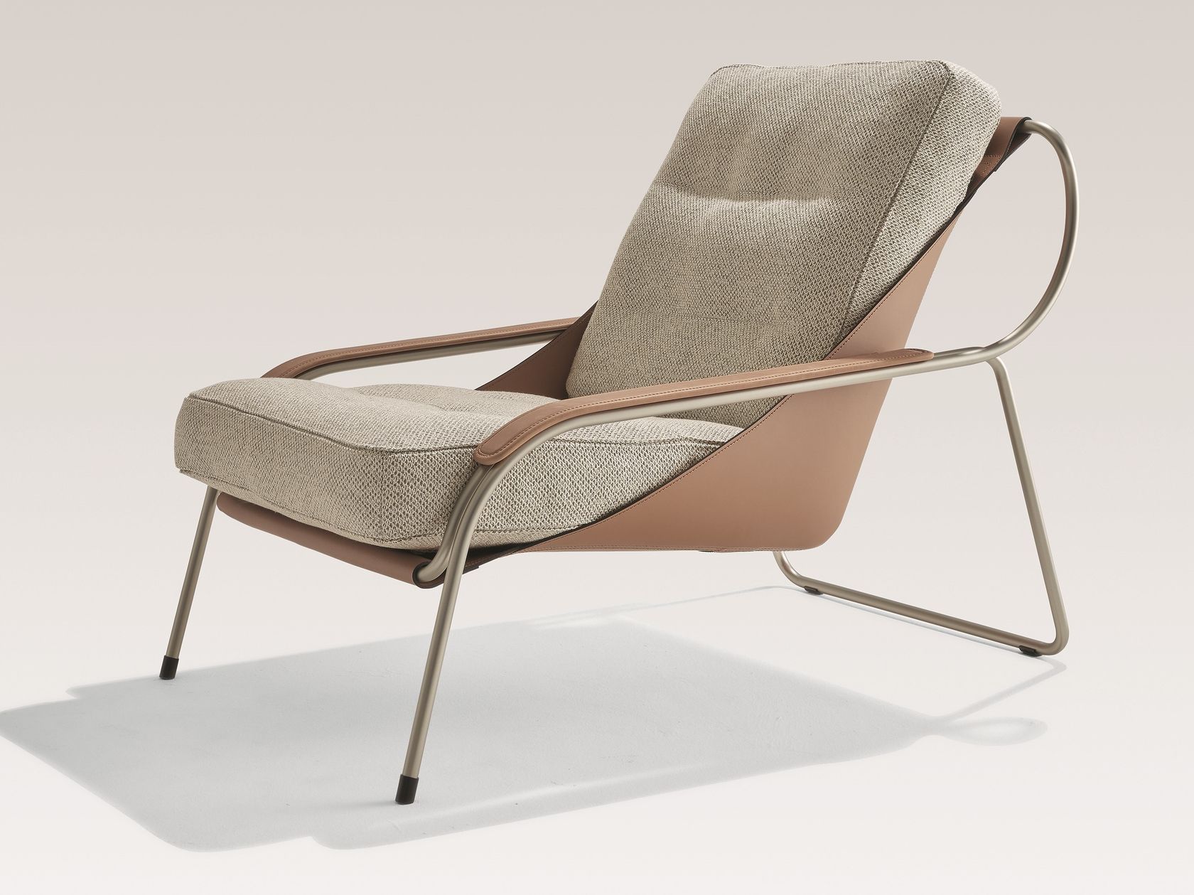 MAGGIOLINA Chaise longue in tessuto By Zanotta design Marco Zanuso