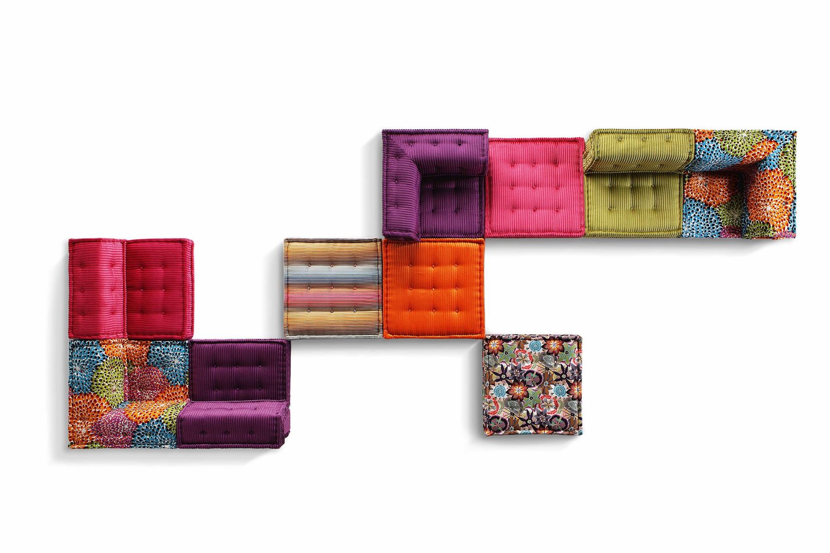 MAH JONG MISSONI HOME Sectional fabric sofa By Roche Bobois