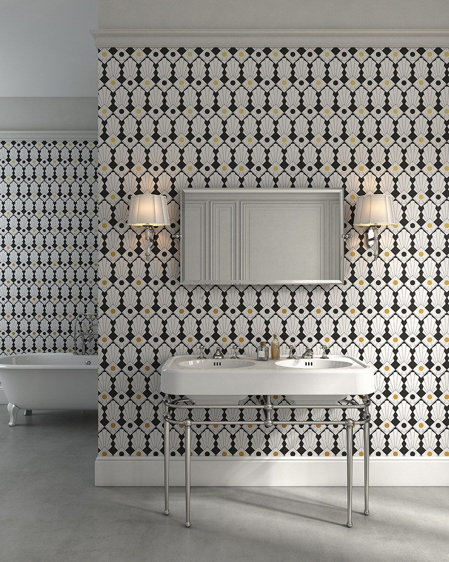 Washable bathroom wallpaper MAJESTIC Wallpaper Collection By Devon