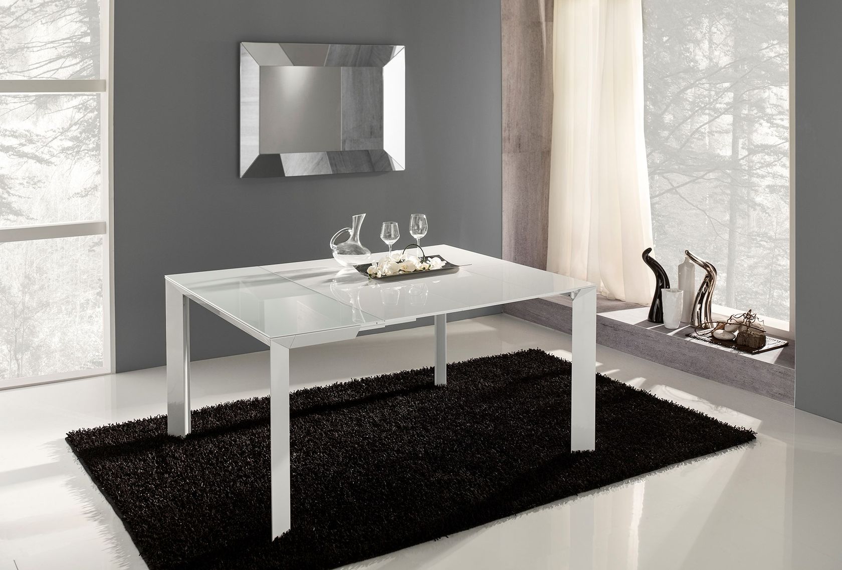MANHATTAN | Ceramic console table By RIFLESSI